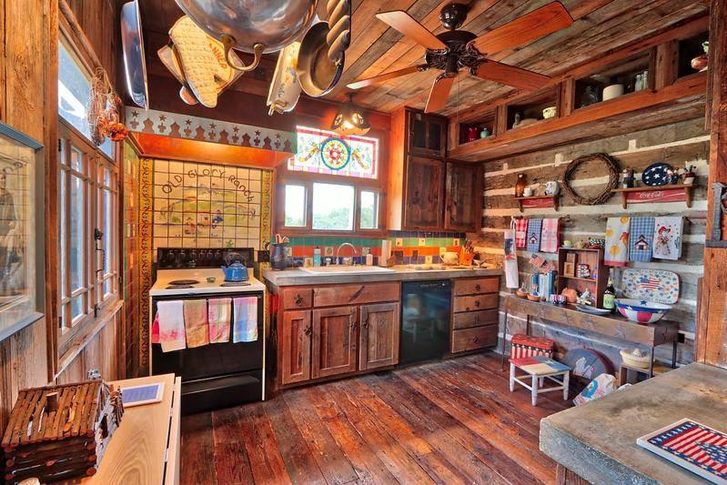 Log Cabin At Old Glory Ranch Wimberley Exterior photo