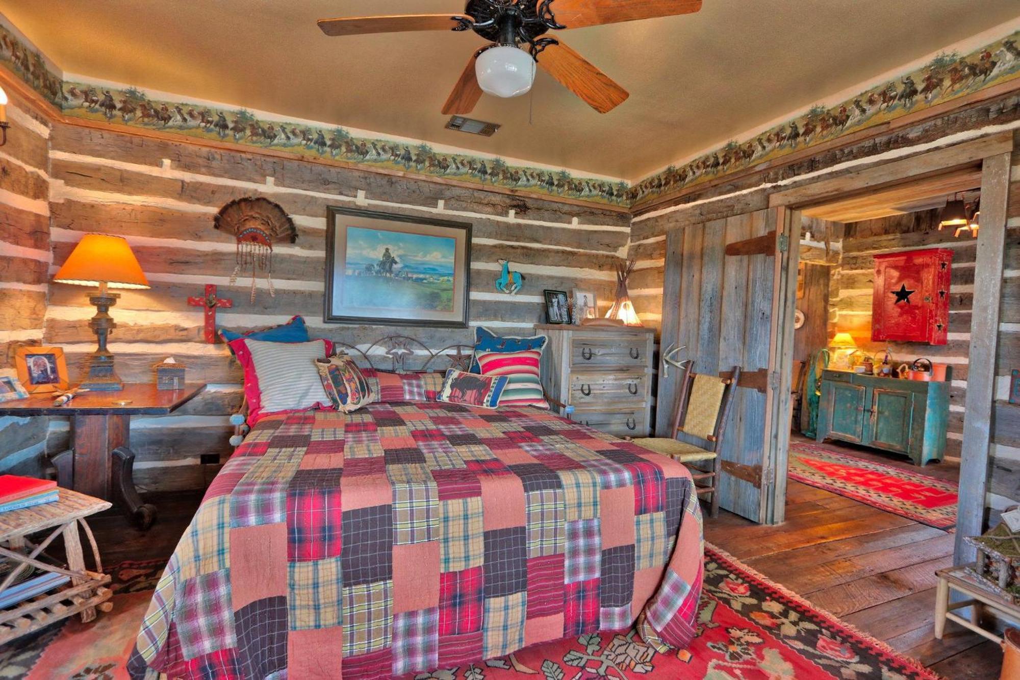 Log Cabin At Old Glory Ranch Wimberley Exterior photo